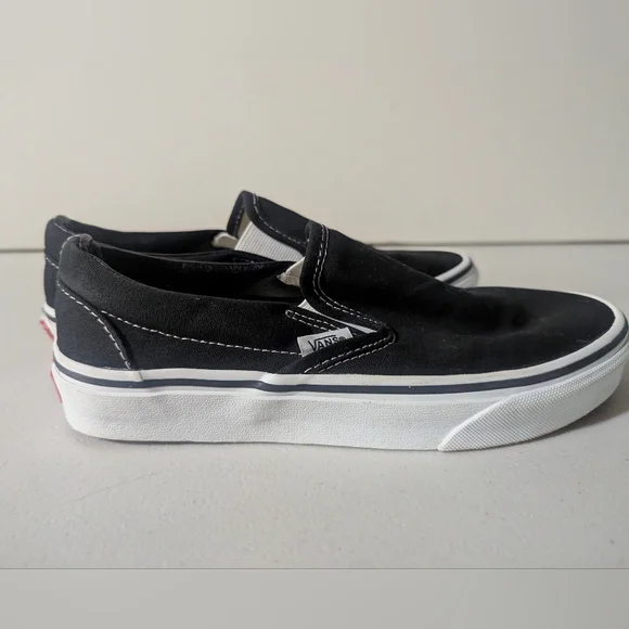 Vans Black Slip-On Sneakers - Picture 3 of 9
